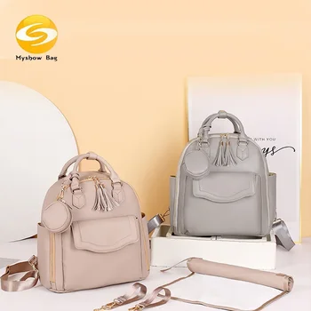 Нов стил мама чанта голям капацитет гъвкав и модерен мама чанта майка и бебе чанта мама раница