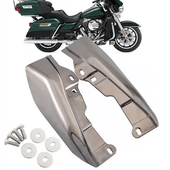 Мотоциклет двигател топлинен щит средата рамка въздушен дефлектор Trim за Harley Touring Road King Street Glide FLHX Trike