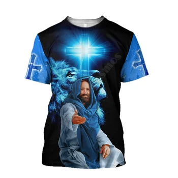 Christian Jesus 3d All Over Printed тениска Harajuku Streetwear Летни тениски Мъже за жени Къс ръкав 01