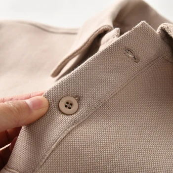 2023 Лято Solid Polo Tees Мъжки модни шорти Ръкав Памучни тениски Ежедневни мъжки дрехи Бутон ревера поло ризи Улично облекло