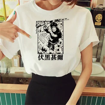 Jujutsu Kaisen тениска жени Y2K тениски женски дизайнер графично облекло