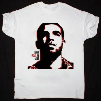 Drake Thank Me Later Хип-хоп подарък за фен бял размер S-5XL тениска KH904 дълъг ръкав