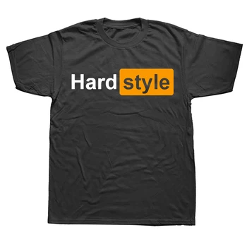 Hardstyle EDM Rave Party Festival Танцова музика Тениски Графично улично облекло Къс ръкав Подаръци за рожден ден Тениска Мъжко облекло