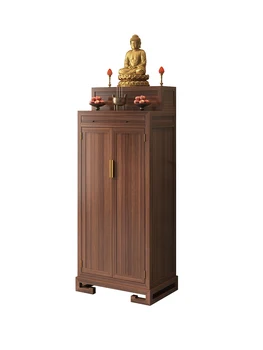 Домакинска масивна дървесина Модерна минималистична олтарна маса на Буда за нов китайски стил