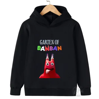 Game Garden of Banban Hoodie Kids Hooded Coats Baby Girls Clothes Teenager Boys Full Sleeve Sweater Children Pullover Sweatshirt