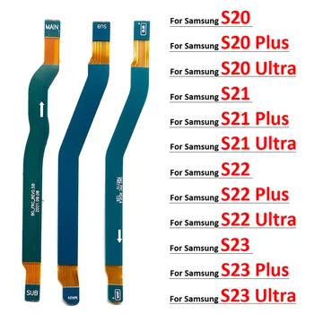 Ново за Samsung Galaxy S20 S21 S22 S23 Plus Ultra Fe 4G 5G сигнална антена Конектор за основна платка LCD дънна платка Flex кабел 0