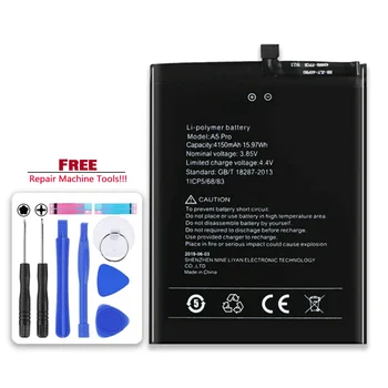 A5 Pro 4150mAh батерия за UMI Umidigi A5 Pro A5Pro Mobiele телефон Batteria + безплатни инструменти 0