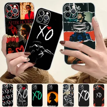 The Weeknd Xo калъф за телефон за IPhone 14 13 12 11 Pro Max XS X XR SE 2020 6 7 8 Плюс мини защитна обвивка