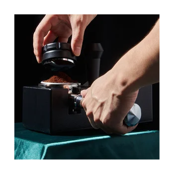 Държач за подправяне на кафе Стойка за филтър Дистрибутор на еспресо Мат Rack Кафемашина Аксесоари за инструменти Barista 51mm 53mm 58mm-A