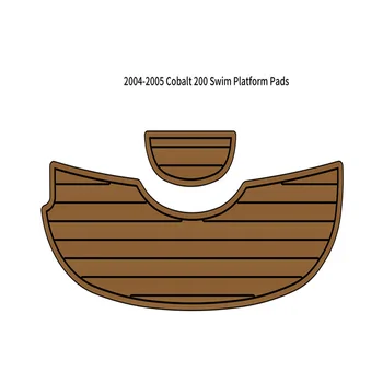 2004-2005 Кобалт 200 Платформа за плуване Стъпка Pad лодка EVA пяна тиково дърво палуба етаж мат