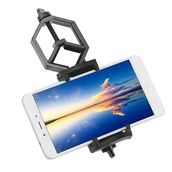 Универсален адаптер за мобилен телефон Clip Mount Бинокуляр монокулярно зацапване обхват телескоп телефон притежателя подкрепа окуляр 360 градуса