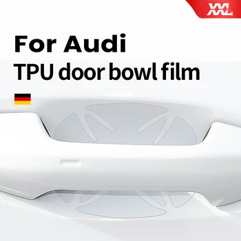 Car Styling защитно фолио кола дръжка врата купа боя прозрачен стикер Авто аксесоари за Audi A3 8Y 8V A4 B9 A6 C8 Q2 Q5