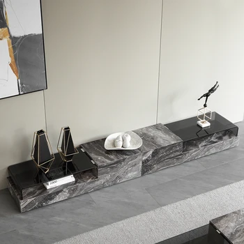 Модерни луксозни телевизионни стойки Орнаменти за чекмеджета Nordic Minimalistic European Tv Table Floor Storage Mobili Per La Casa Household Items 0