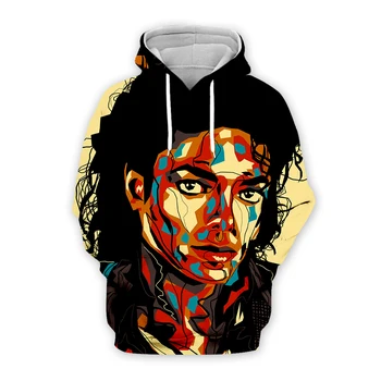 PLstar Cosmos Pop King Legend Singer Музикант Michael Jackson Streetwear Пуловер Colorful 3DPrint Мъже/жени Harajuku Hoodies 12