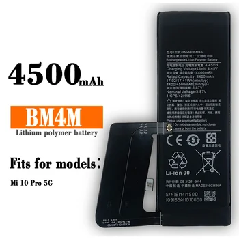 Батерия BM4M за Xiaomi Mi 10 Pro 5G оригинален телефон батерии Bateria висококачествена литиева батерия