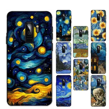 Art Van Gogh Starry Sunflower Калъф за телефон за Samsung S 20 21 22 23 плюс Ultra за Redmi Note 8 9 10 11 за Huawei Y 5 6 9 0