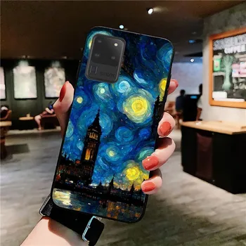 Art Van Gogh Starry Sunflower Калъф за телефон за Samsung S 20 21 22 23 плюс Ultra за Redmi Note 8 9 10 11 за Huawei Y 5 6 9 2