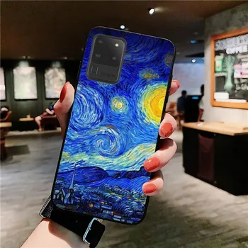 Art Van Gogh Starry Sunflower Калъф за телефон за Samsung S 20 21 22 23 плюс Ultra за Redmi Note 8 9 10 11 за Huawei Y 5 6 9 4