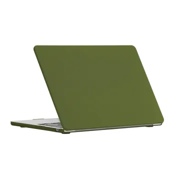 2023 Калъф за лаптоп за MacBook Air 13.6 Защитна обвивка за модел A2681 Air M2 15 A2338 M1 14 2022 16 инчов A2485 горен долен капак 1