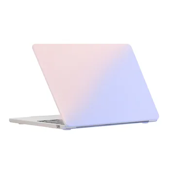 2023 Калъф за лаптоп за MacBook Air 13.6 Защитна обвивка за модел A2681 Air M2 15 A2338 M1 14 2022 16 инчов A2485 горен долен капак 5