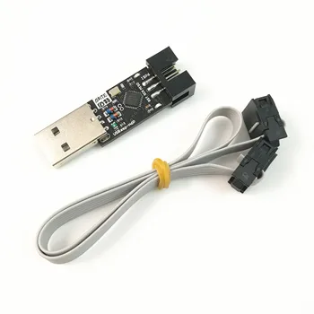 USBasp-H6P ISP 5V AVR програмист ATMEGA8 ATMEGA128 нов + 6PIN тел подкрепа Win7 64Bit