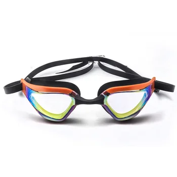 Меки силиконови очила за плуване против мъгла Галванични състезателни очила за възрастни Обшивка Професионални очила за плуване за гмуркане
