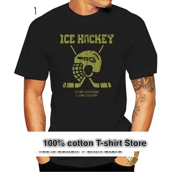 create Casual Ice Hockey Sport Philosophy тениска мъже streetwear Семейни мъжки тениски O Neck памук Интересен хип-хоп
