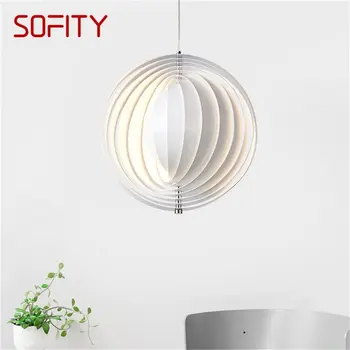 SOFITY висулка светлина модерен творчески бели LED лампи тела за дома декоративна трапезария