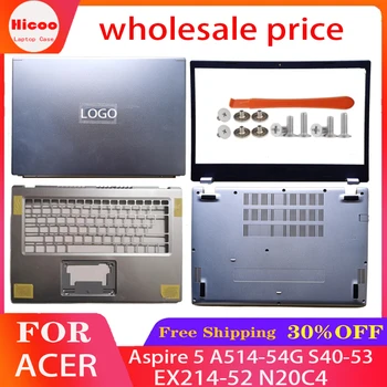 За Acer Aspire 5 A514-54G S40-53 EX214-52 N20C4 лаптоп LCD заден капак / предна рамка / палмова подложка / долен капак