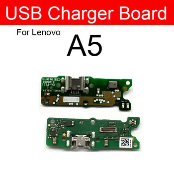 USB порт за зареждане за Lenovo A5 L18021 L18011 зарядно док щепсел конектор Flex лента кабел ремонт резервни части