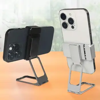 360 ротация сгъваема стойка назад клип телефон притежателя регулируеми многоъгълни преносими бюро метален пръст стойка