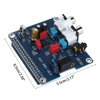Pifi Digi DAC+Hifi DAC Модул за звукова карта I2S за Малина 3 2 Модел B B + Digital Pinboard V2.0 платка 5