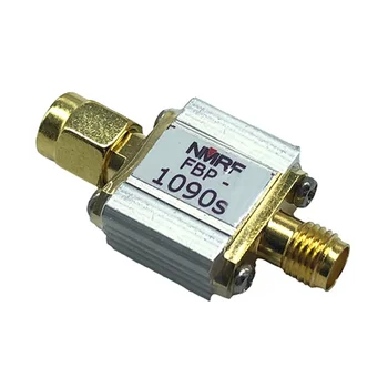 NMRF 1090MHz лентов филтър 50Ohms с лента сигнал филтриране импеданс алуминиева сплав SAW лентов филтър подмяна 3