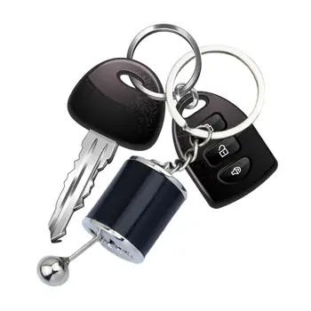 Gear Shift Toy Mini Gearbox Keychain 6-степенна скоростна кутия Switcher Keychain Creative Auto Part Model Gear Box Ключодържател за ключове за кола