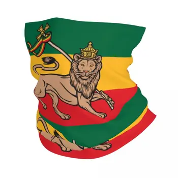 Rastafarian Flag Bandana Winter Neck Warmer Дамски ветроупорен шал за лице за ски Ямайка Reggae Rasta Lion Gaiter лента за глава