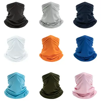 Многофункционални шапки плътен цвят туристически шалове слънцезащитен шал спортен колоездене бързосъхнеща маска камуфлаж печат бандана