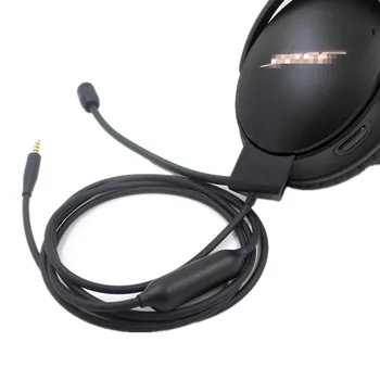 Разглобяем кабел за микрофон за Bose QuietComfort 35 QC 35II PS4 PS5 аксесоари за микрофон за игри Резервен резервен кабел 2