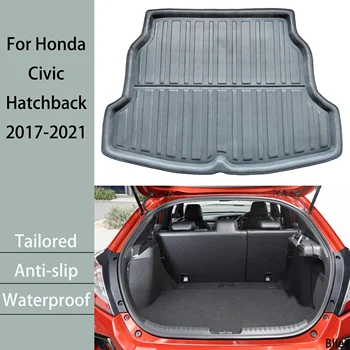 За Honda Civic 5dr хечбек 2017 2018 2019 2020 2021 Персонализирана задна стелка за багажник Товарна подложка Подова тава за багажник 3D EVA аксесоари