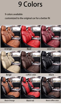 висококачествена кожена седалка за кола покритие за Land Rover всички модели Rover гама Evoque спорт Freelander кола аксесоари кола-стайлинг 5