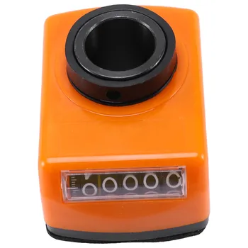 машинен струг част 20 мм отвор цифров индикатор за позиция оранжев
