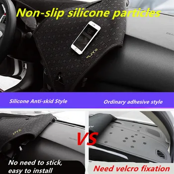 Car Dashboard Cover Dash Mat Dash Board Pad Carpet Dashmat Anti-UV За Mitsubishi Pajero Montero 2007-2014 2015 2016 2017 2