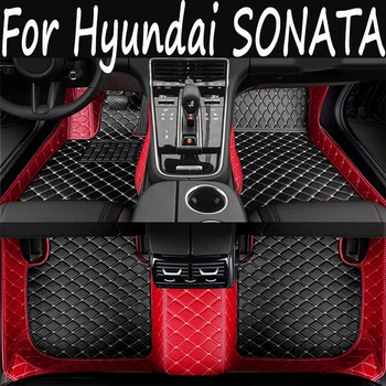 Стелки за кола от изкуствена кожа за Hyundai SONATA 2015-2018 Интериорни детайли Аксесоари за кола