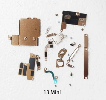 50Sets Пълен вътрешен малки метални части аксесоари вътре държач скоба за iPhone 12 Mini 13 Pro Max 1