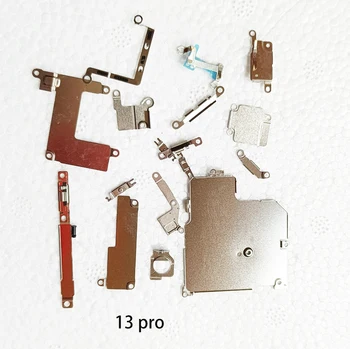 50Sets Пълен вътрешен малки метални части аксесоари вътре държач скоба за iPhone 12 Mini 13 Pro Max 2