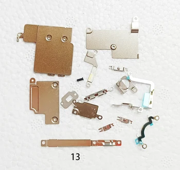 50Sets Пълен вътрешен малки метални части аксесоари вътре държач скоба за iPhone 12 Mini 13 Pro Max 3