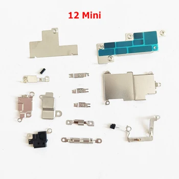 50Sets Пълен вътрешен малки метални части аксесоари вътре държач скоба за iPhone 12 Mini 13 Pro Max 4