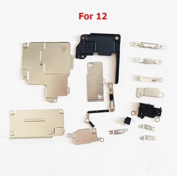 50Sets Пълен вътрешен малки метални части аксесоари вътре държач скоба за iPhone 12 Mini 13 Pro Max 5