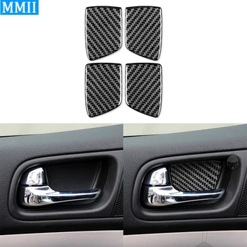 За Infiniti G37 2007-2013 Real въглеродни влакна авто врата купа дръжка интериорна декорация капак подстригване аксесоари стикер