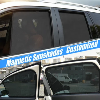 4PCs Магнитни сенници за странични прозорци за Suzuki Hustler MR31S 2014 2015 2016 - 2019 Врата кола прозорец завеса мрежа авто аксесоари