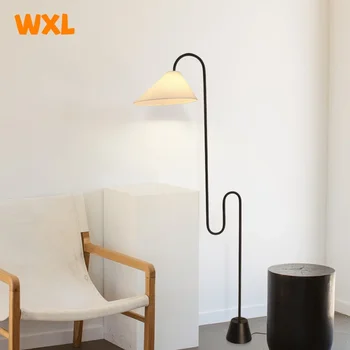 скандинавски дизайнер творчески хол етаж лампа диван ъгъл стоящи лампи реколта спалня нощни декоративни светлини